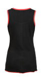Ladies sleeveless Tank Tops with  buddha image outline embroidery