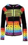 Multicolored Razor Cut Cotton Cardigan - TATTOPANI