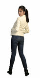 TATTOPANI ® Womens Faux Leather Plain Zip Up Ladies Jacket with Stitching Detai - TATTOPANI