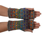 Women's Woolen Hand Warmer Fleece Lined Dot Pattern Winter Hand warmers - craze-trade-limited