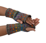 Women's Woolen Hand Warmer Fleece Lined Dot Pattern Winter Hand warmers - craze-trade-limited