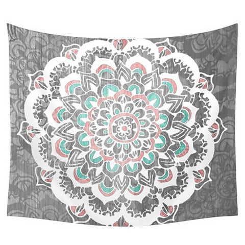 High Quality 150cm*150cm Square Tapestry Polyester Hippie Tapestry Beach Shawl Throw Roundie Mandala Wall Hanging Towel LM76 - craze-trade-limited