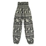 CAIDA Women Red Elephant Design Loose Fit Harem Pants Hippie  Workout Party Beach Pants Casual Trousers Dropshipping