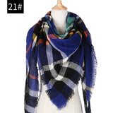 Hot 2019 new spring winter women scarf plaid warm cashmere scarves shawls and pashmina lady bandana wraps