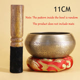 Nepal Handmade Tibetan Singing Bowl Set Decorative-wall-dishes  Resonance Healing Meditation Chakra singing bowl