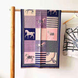 Luxury brand Winter New Carriage Scarf Warm Shawl Thicken Tassels Horse cashmere-like fashion show poncho cape womens pashmina