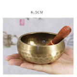 Tibetan Meditation Singing Bowl Nepalese Buddhist Tibetan Chanting Yoga Bowl Buddhist Sound Therapy Bowl Copper Religion Carft
