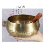 Tibetan Meditation Singing Bowl Nepalese Buddhist Tibetan Chanting Yoga Bowl Buddhist Sound Therapy Bowl Copper Religion Carft