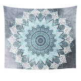 High Quality 150cm*150cm Square Tapestry Polyester Hippie Tapestry Beach Shawl Throw Roundie Mandala Wall Hanging Towel LM76 - craze-trade-limited