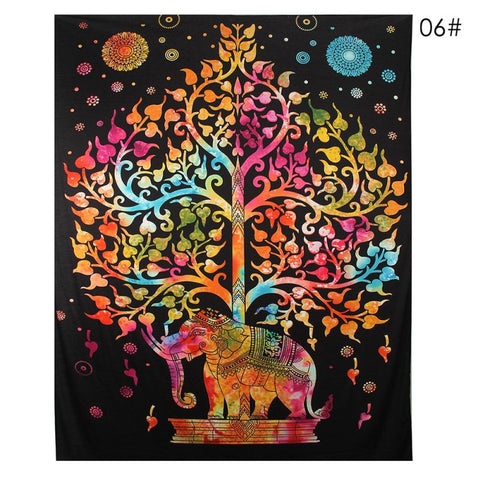 Bohemian Mandala Indian Decor Tapestry Wall Hanging Hippie Throw Dorm Bedspread - craze-trade-limited