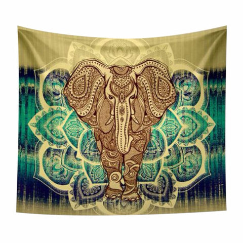 CAMMITEVER Bohemian Tapestry Decoration Good Luck Elephant Tapestry-Tree of Life. Quality Home or Dorm Hippie Wall Hanging. - craze-trade-limited