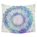 Blue Bohemian Indian Mandala Tapestry Hippie Wall Hanging Bedspread Dorm Home Decor - craze-trade-limited