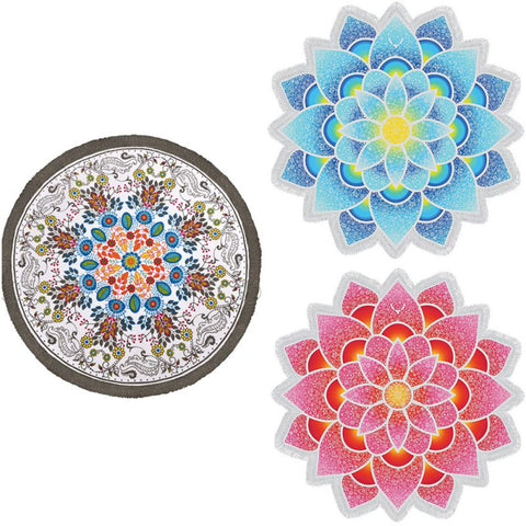 Bohemian Round Beach Tapestry Indian Hippie Throw Yoga Mat Towel Picnic Mats - craze-trade-limited